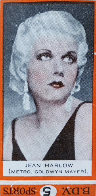 Godfrey Phillips BDV Package Film Stars (Paper Cut-Out)