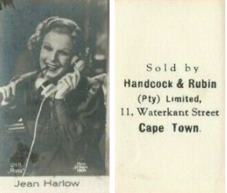 *Handcock and Rubin Film Stars