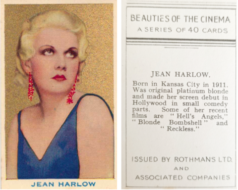 Rothmans Beauties of the Cinema (Rectangular)