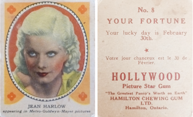 Hamilton Gum Hollywood Picture Stars